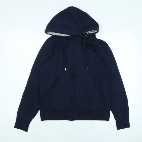 Marks and Spencer Womens Blue Jacket Size 14 Zip