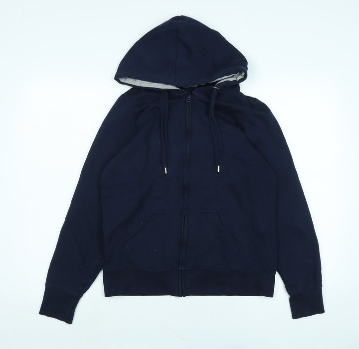 Marks and Spencer Womens Blue Jacket Size 14 Zip
