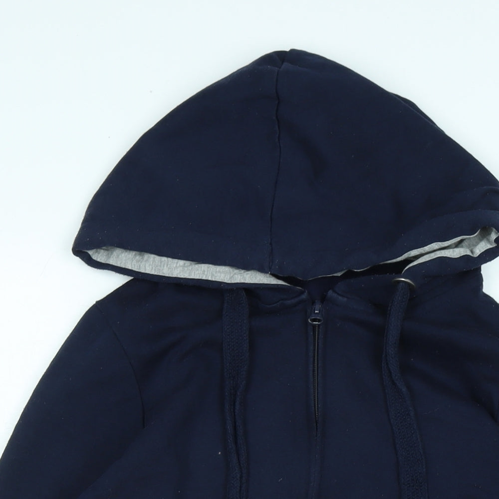 Marks and Spencer Womens Blue Jacket Size 14 Zip