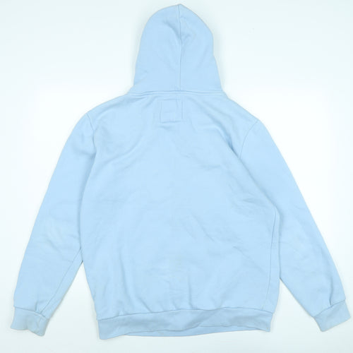 Berkshire Womens Blue Polyester Pullover Hoodie Size M
