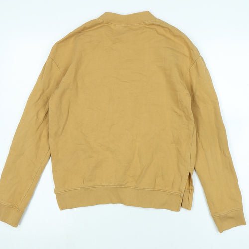 Divided Womens Brown Polyester Pullover Sweatshirt Size XS