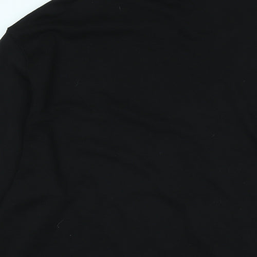 Divided Womens Black Polyester Jumper Dress Size S Crew Neck