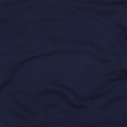 Divided Womens Blue Polyester Pullover Sweatshirt Size XS