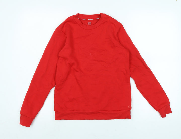 Good Move Girls Red Polyester Pullover Sweatshirt Size 10-11 Years