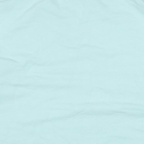 Zara Womens Green Cotton Pullover Sweatshirt Size M