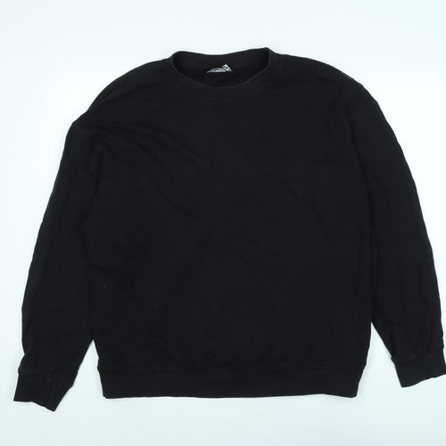 ASOS Womens Black Polyester Pullover Sweatshirt Size 12