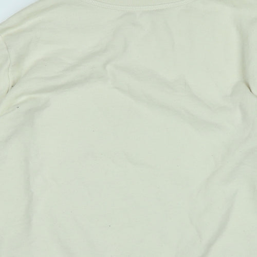 Marks and Spencer Womens Ivory Polyester Pullover Sweatshirt Size 14