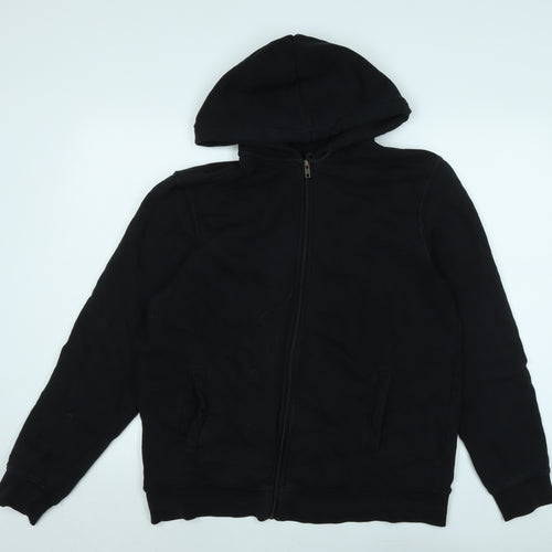 H&M Womens Black Jacket Size L Zip