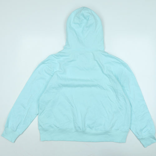 Marks and Spencer Womens Green Polyester Pullover Hoodie Size 14