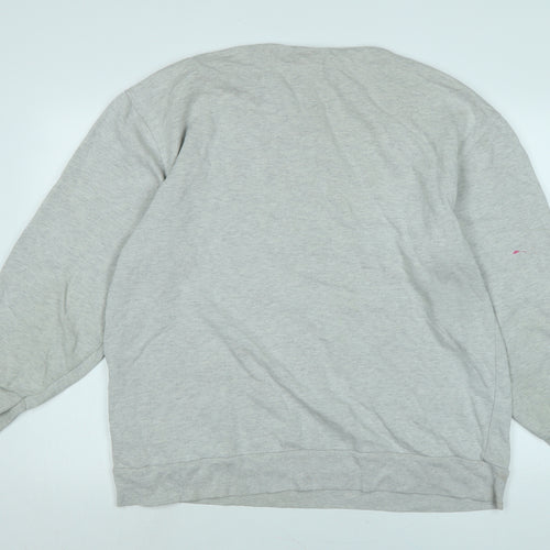 Topman Mens Grey Polyester Pullover Sweatshirt Size L