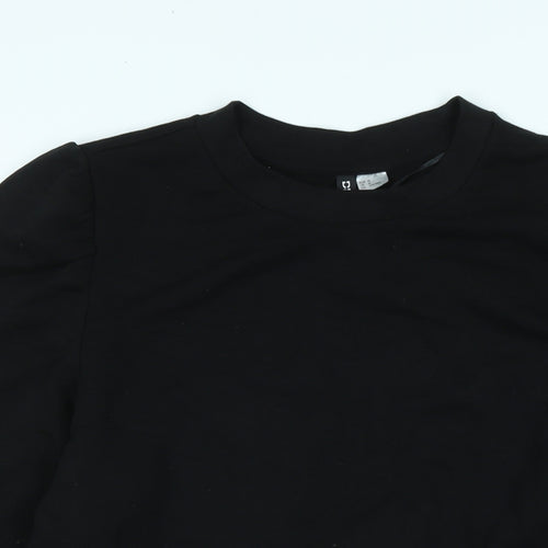 Divided Womens Black Polyester Pullover Sweatshirt Size M
