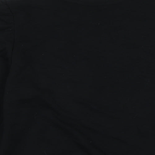Divided Womens Black Polyester Pullover Sweatshirt Size M