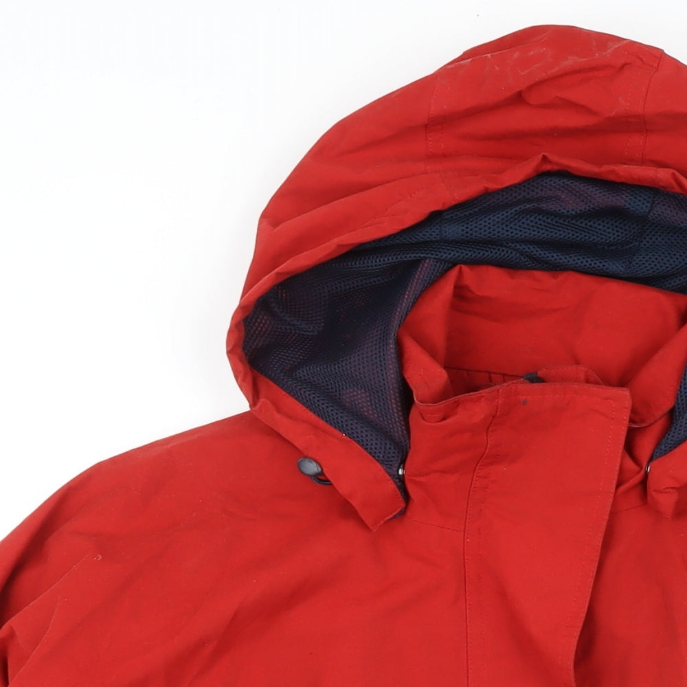 Tresspass Womens Red Jacket Coat Size 14 Zip