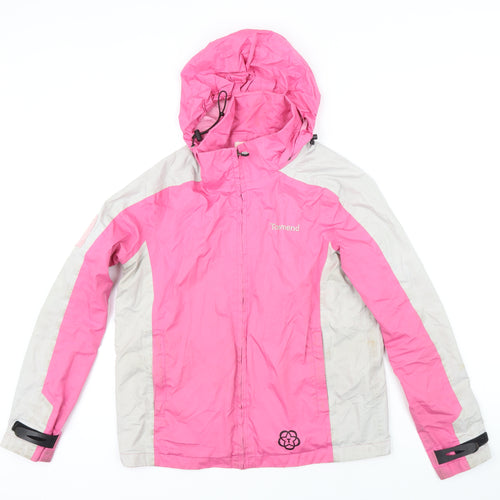 Townend Womens Pink Jacket Coat Size XS Zip