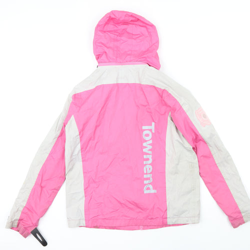 Townend Womens Pink Jacket Coat Size XS Zip