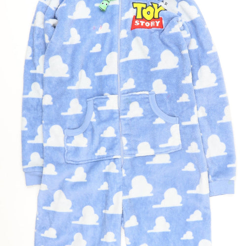 Disney Womens Blue Geometric Polyester Top One Piece Size M Zip - Toy Story