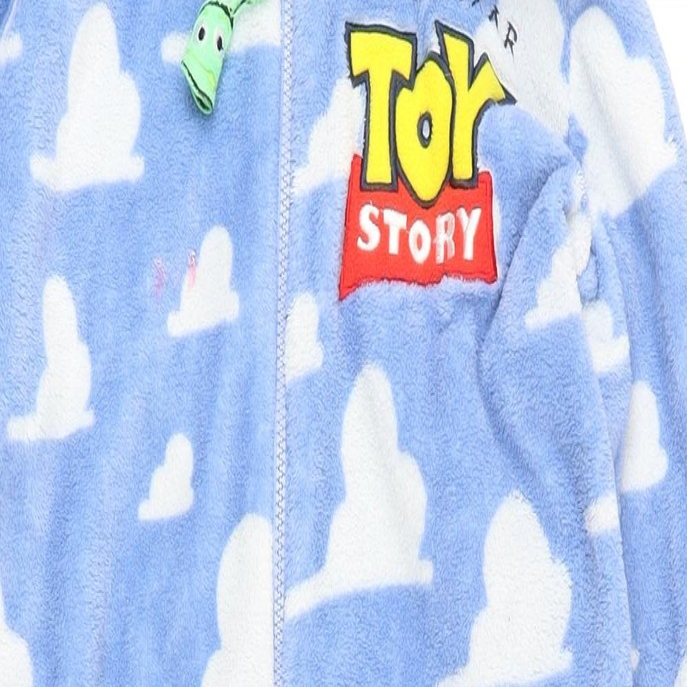 Disney Womens Blue Geometric Polyester Top One Piece Size M Zip - Toy Story