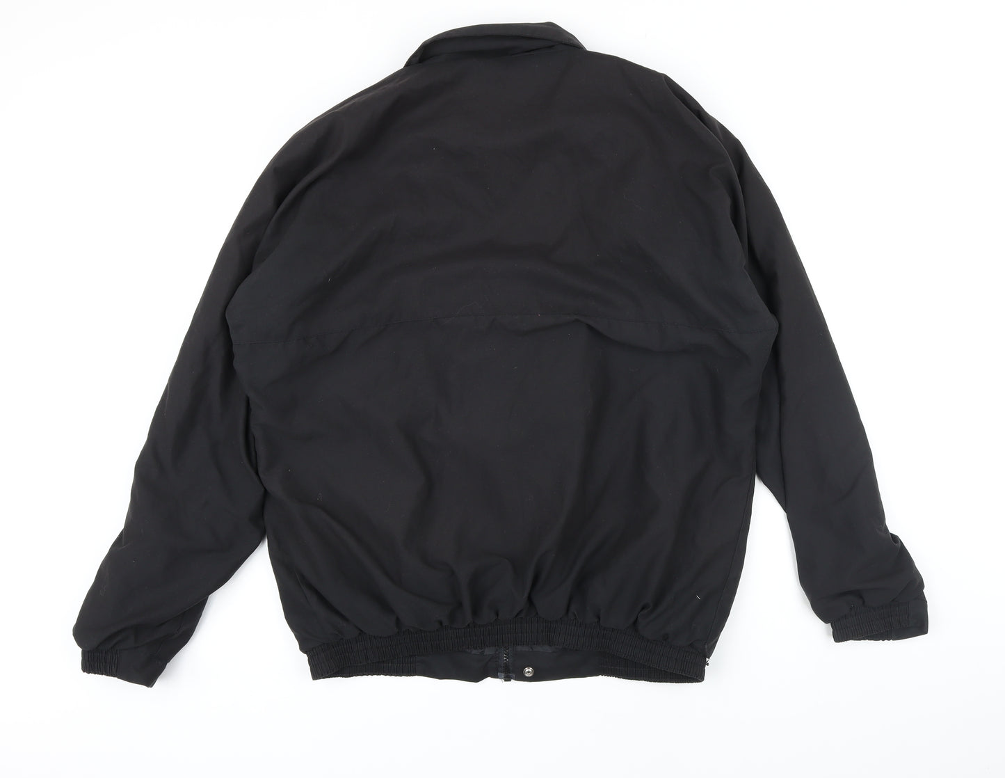 Mitsushiba Mens Black Bomber Jacket Jacket Size L Zip