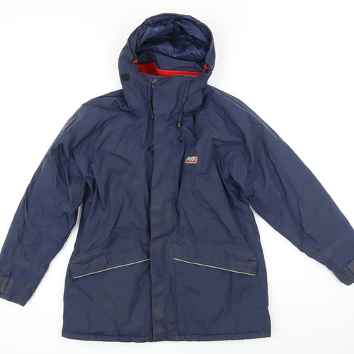 MUSTO Girls Blue Jacket Coat Size 11-12 Years Zip