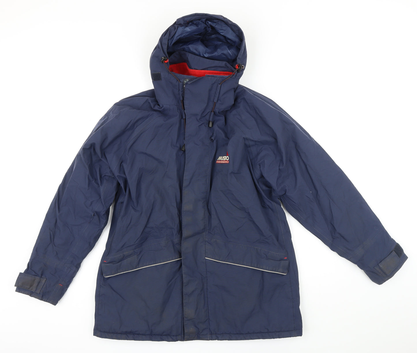 MUSTO Girls Blue Jacket Coat Size 11-12 Years Zip