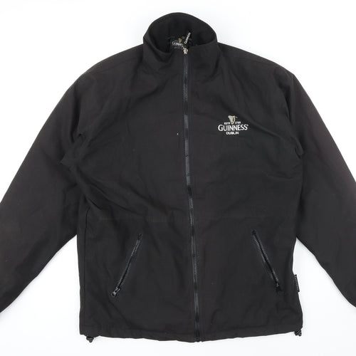 Gunniess Mens Black Jacket Size L Zip - Gunniess