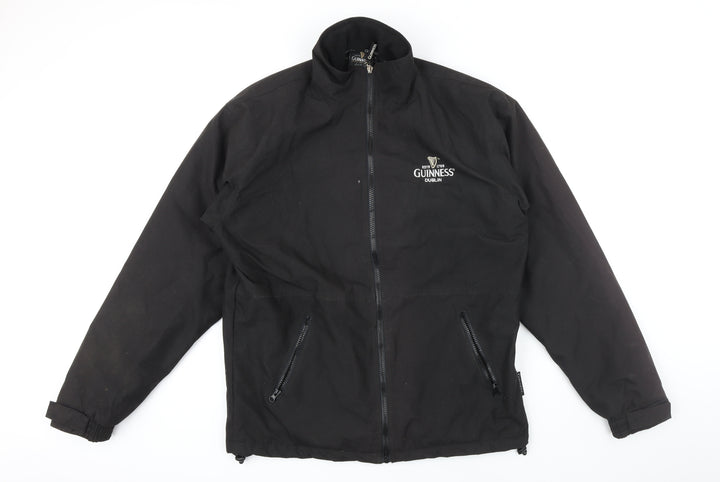 Gunniess Mens Black Jacket Size L Zip - Gunniess