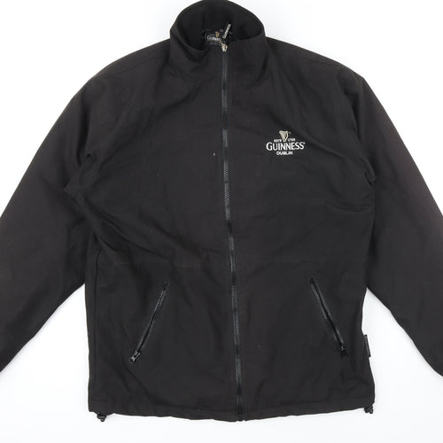 Gunniess Mens Black Jacket Size L Zip - Gunniess