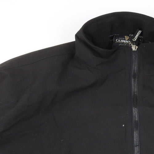 Gunniess Mens Black Jacket Size L Zip - Gunniess