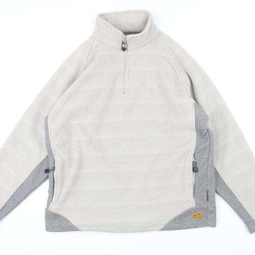 Tresspass Mens Grey Polyester Henley Sweatshirt Size S