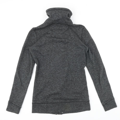 O'Neill Womens Grey Polyester Full Zip Sweatshirt Size XS Zip