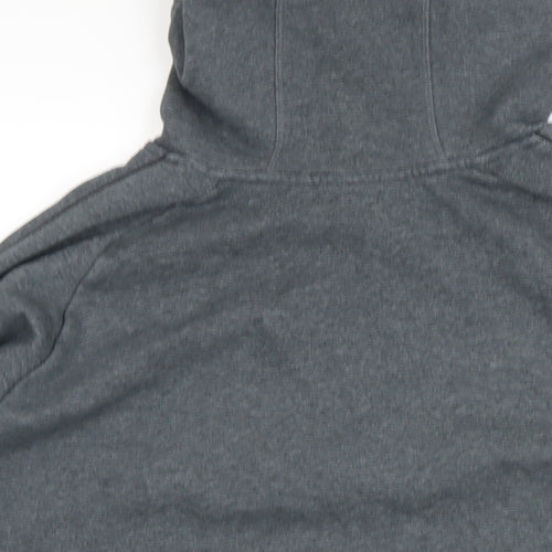 Addidas Mens Grey Cotton Pullover Hoodie Size XL