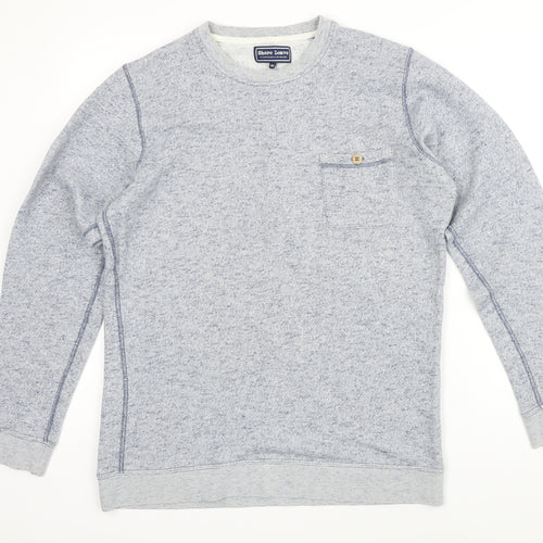 Shore Leave Womens Blue Cotton Pullover Sweatshirt Size M