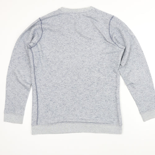 Shore Leave Womens Blue Cotton Pullover Sweatshirt Size M
