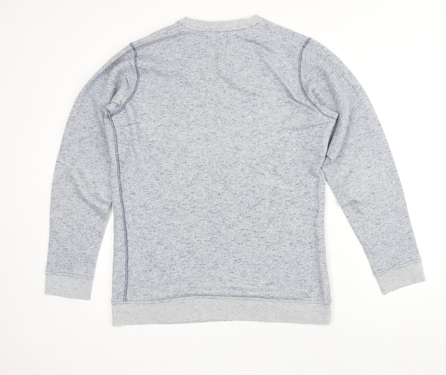 Shore Leave Womens Blue Cotton Pullover Sweatshirt Size M
