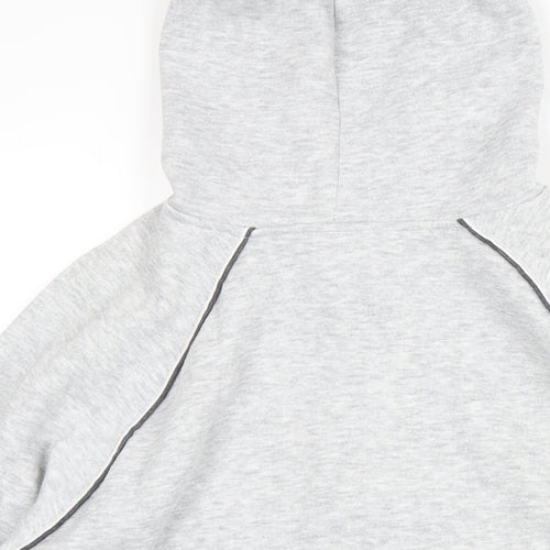 Umbro Mens Grey Cotton Full Zip Hoodie Size XL