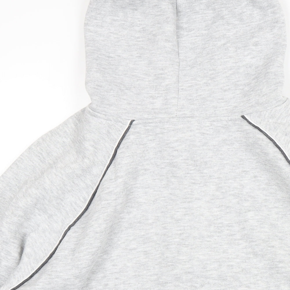Umbro Mens Grey Cotton Full Zip Hoodie Size XL