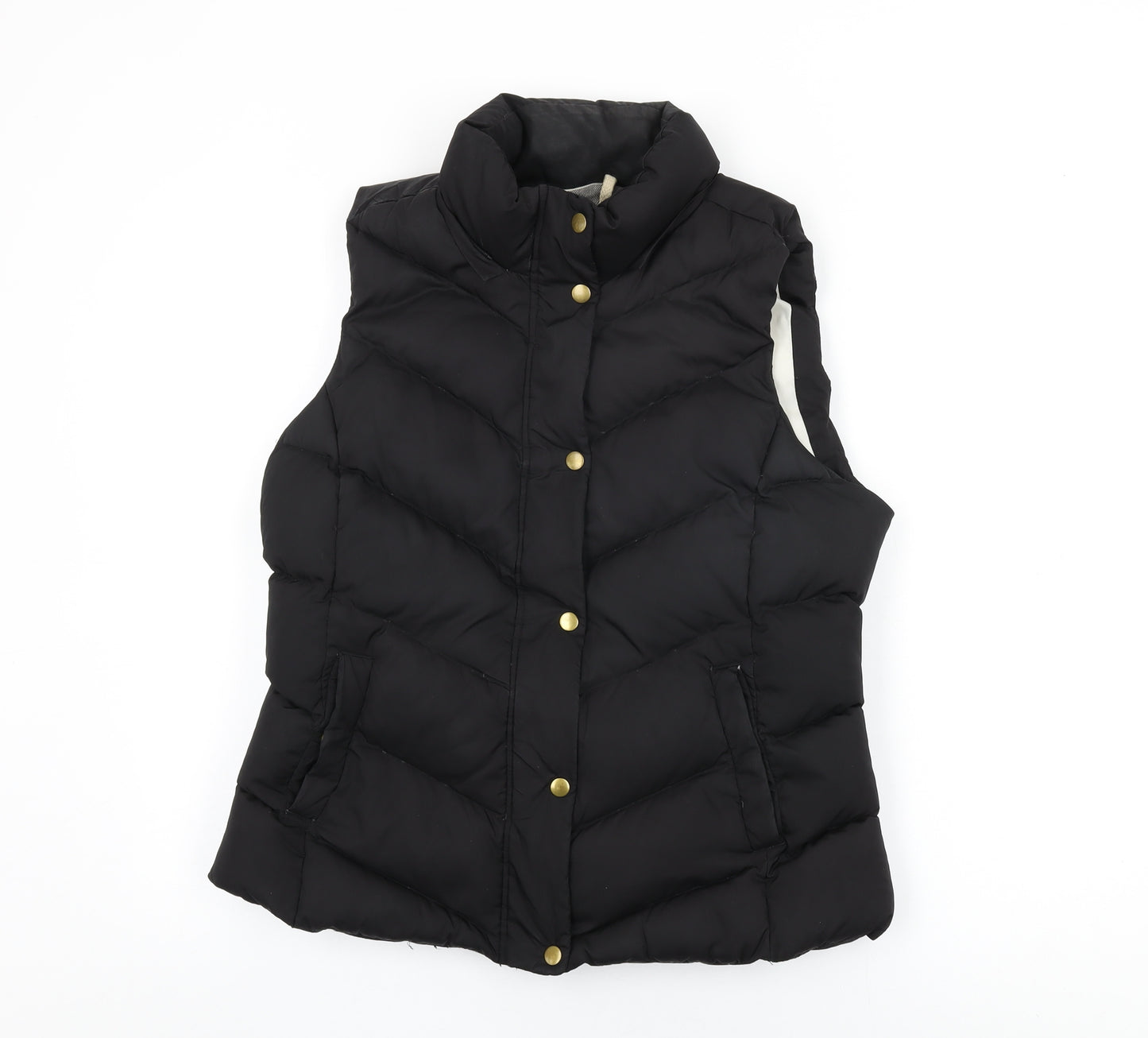 Gap Womens Black Gilet Coat Size M Zip