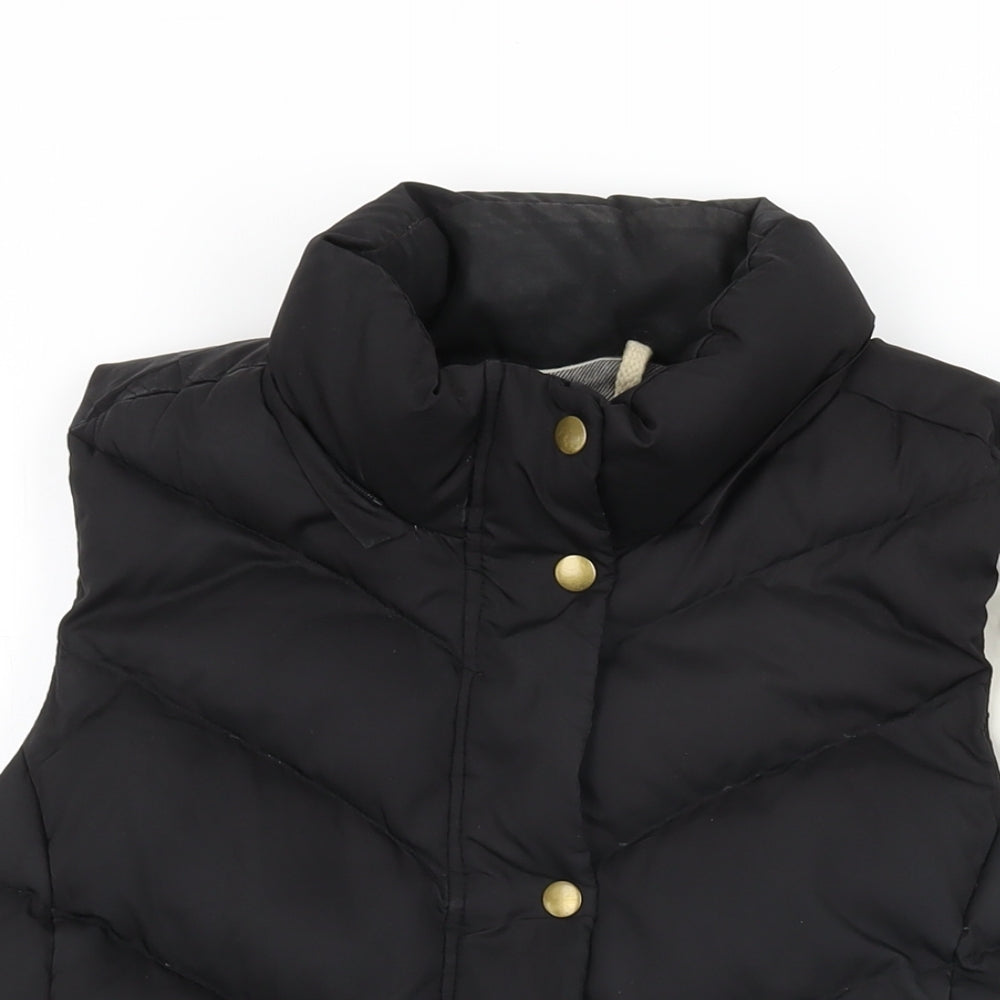 Gap Womens Black Gilet Coat Size M Zip