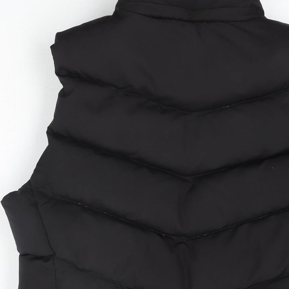 Gap Womens Black Gilet Coat Size M Zip