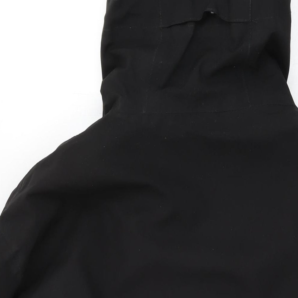 Regatta Mens Black Rain Coat Coat Size 3XL Zip