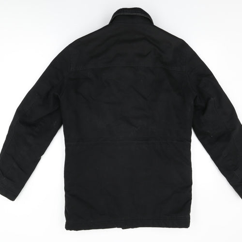 Espirit Mens Black Jacket Coat Size S Zip