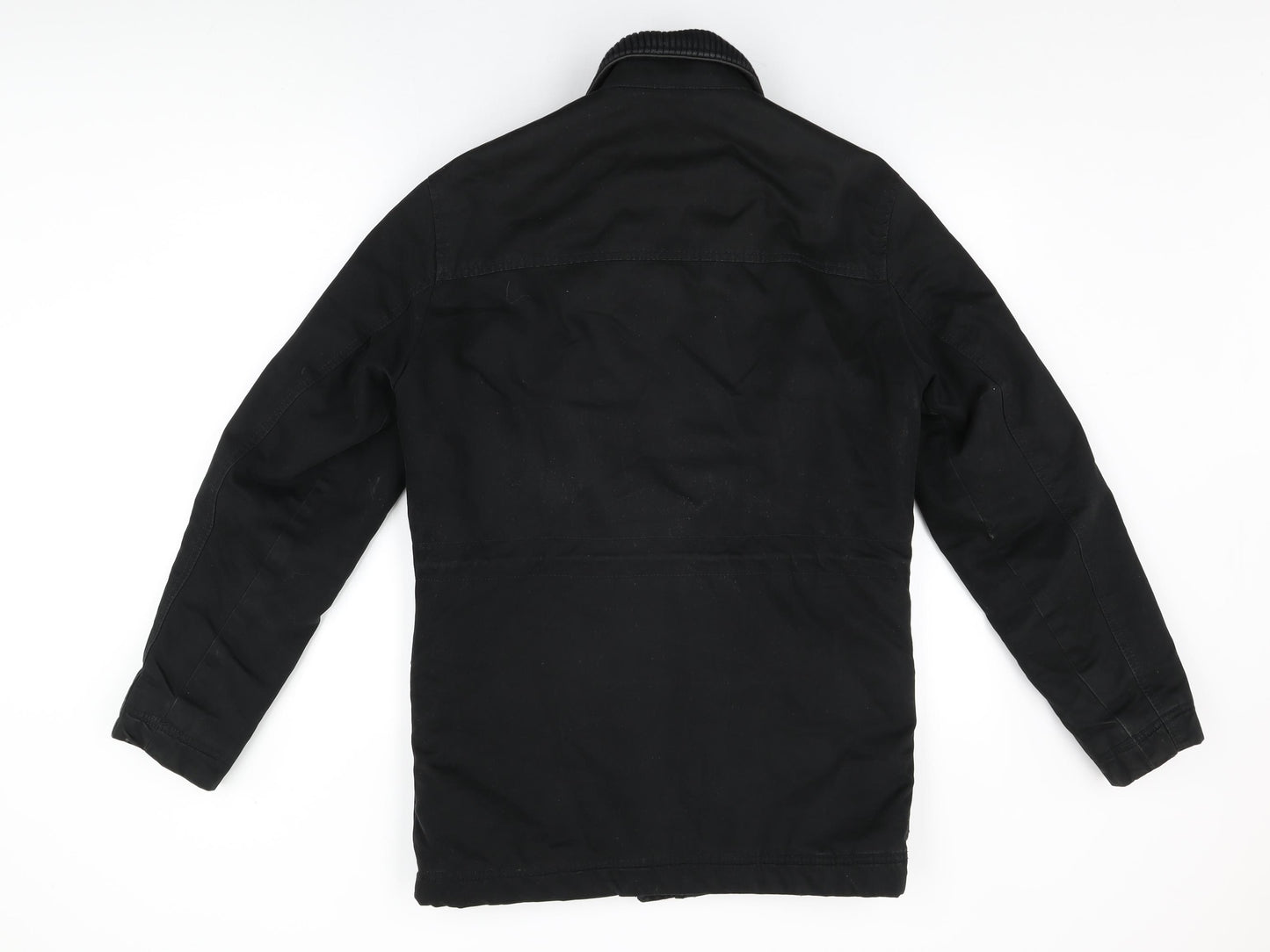 Espirit Mens Black Jacket Coat Size S Zip