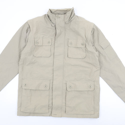 Hawkshead Mens Beige Jacket Coat Size M Zip