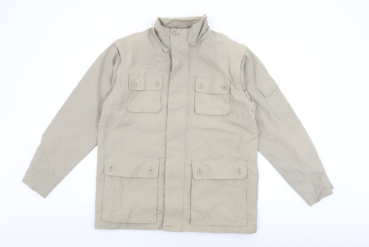 Hawkshead Mens Beige Jacket Coat Size M Zip