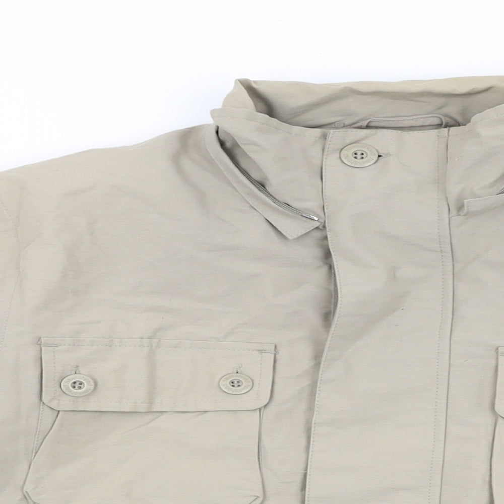 Hawkshead Mens Beige Jacket Coat Size M Zip