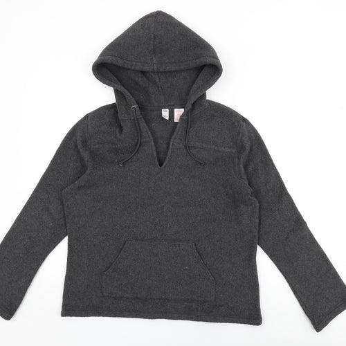 Gap Womens Grey Polyester Pullover Hoodie Size L Pullover