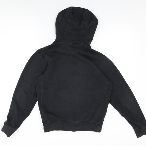 Nike Mens Black Cotton Full Zip Hoodie Size XS