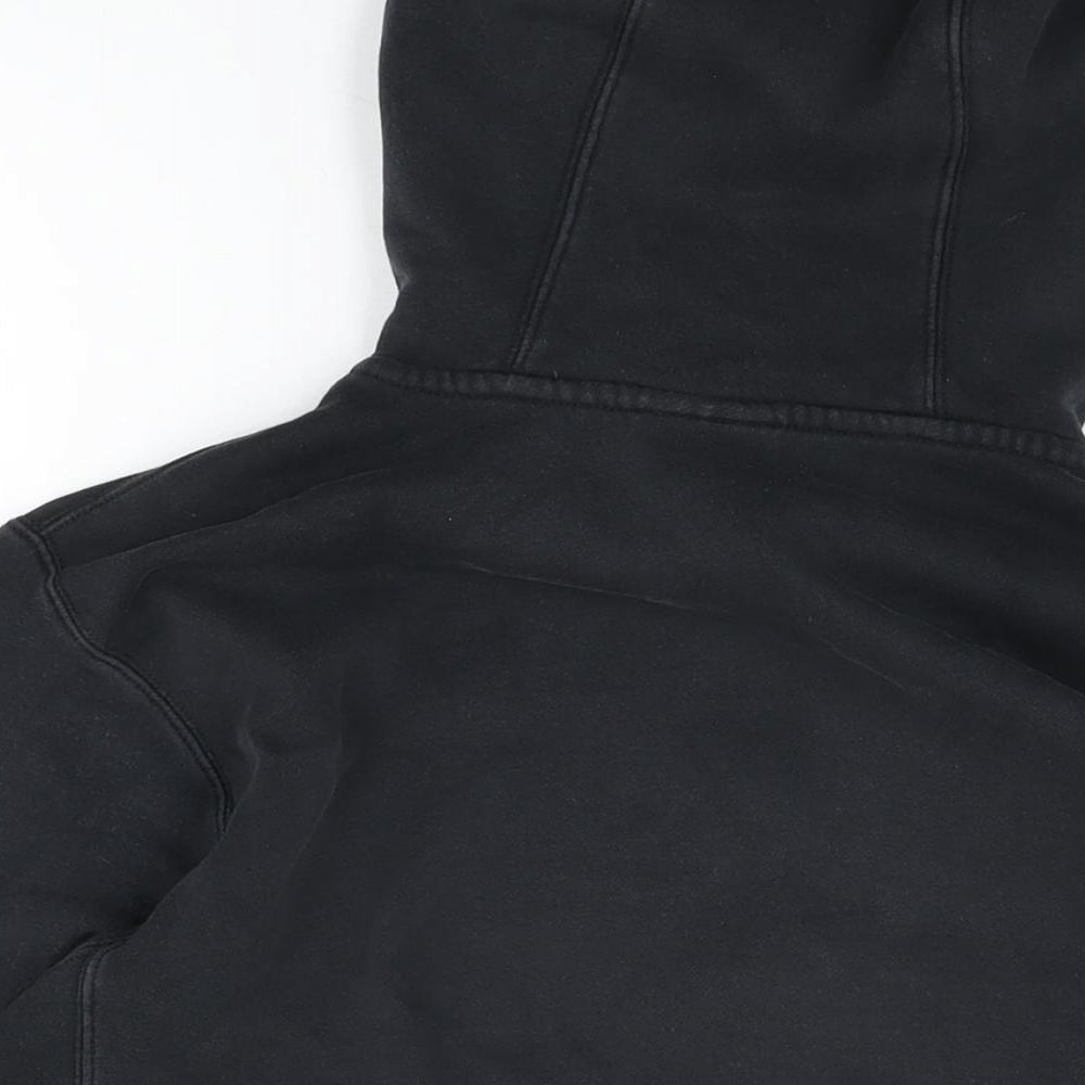Nike Mens Black Cotton Full Zip Hoodie Size XS