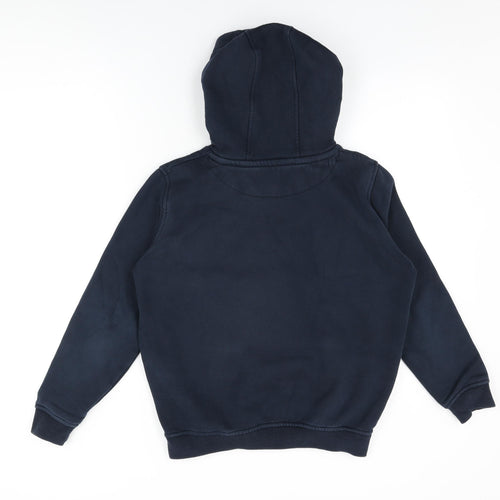 Jack Wills Girls Blue Cotton Pullover Hoodie Size 12-13 Years Pullover - Jack Wills Logo