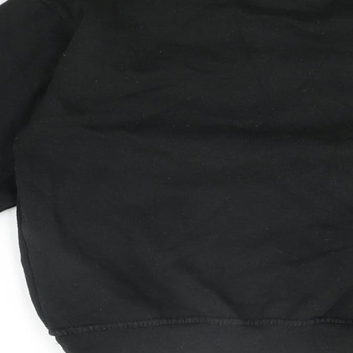 Stranger Things Girls Black Cotton Pullover Sweatshirt Size M Pullover - Stranger Things, Christmas Jumper